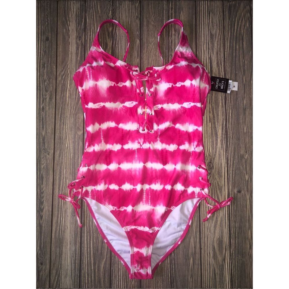 NWT California Waves for Macy’s size Large swimsuit